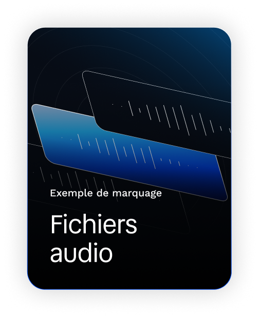 Fichiers audio